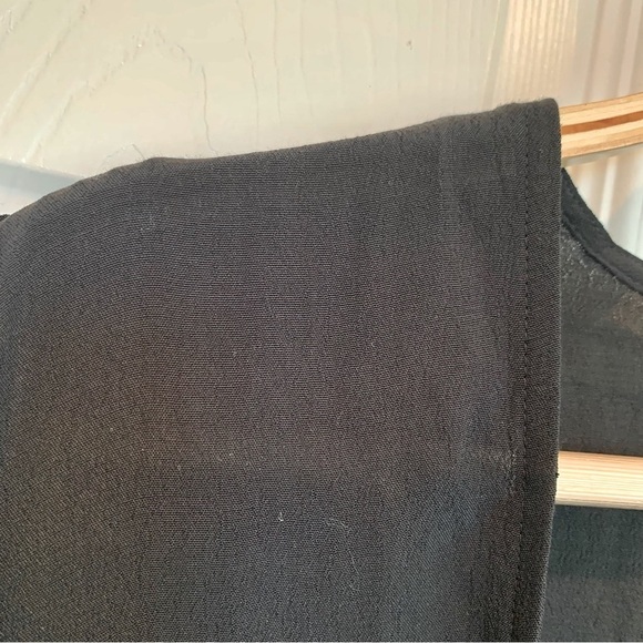 Black Convertible 2-Way Flutter Sleeves Crop Top Bolero - Picture 4 of 8